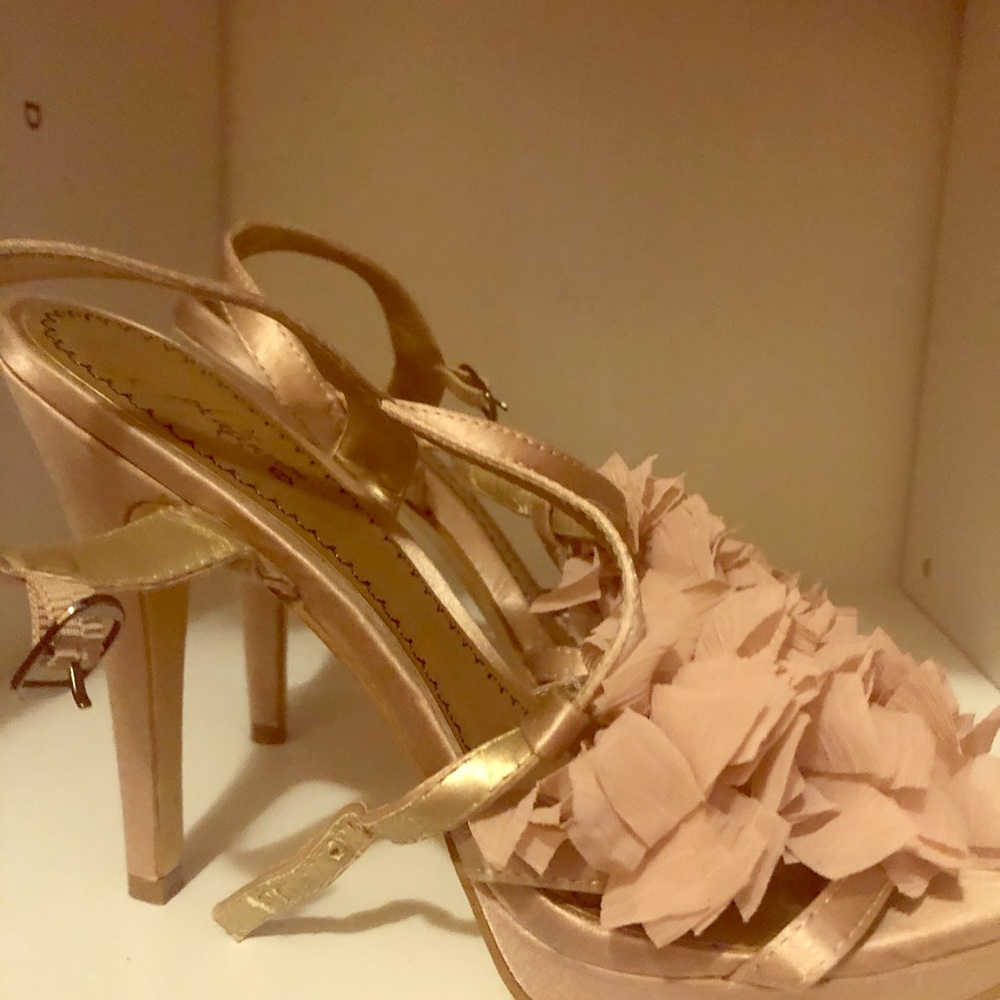 Platinum BP platform sandal